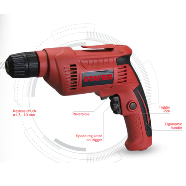 STAYER STY-0001001369 Electric Drill Driver 450W | Stayer| Image 2