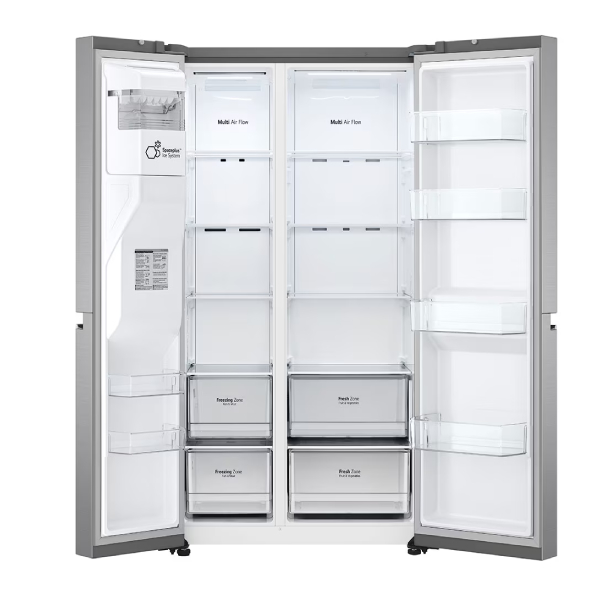 LG GSLV70PZTE Refrigerator Side by Side, Silver | Lg| Image 3