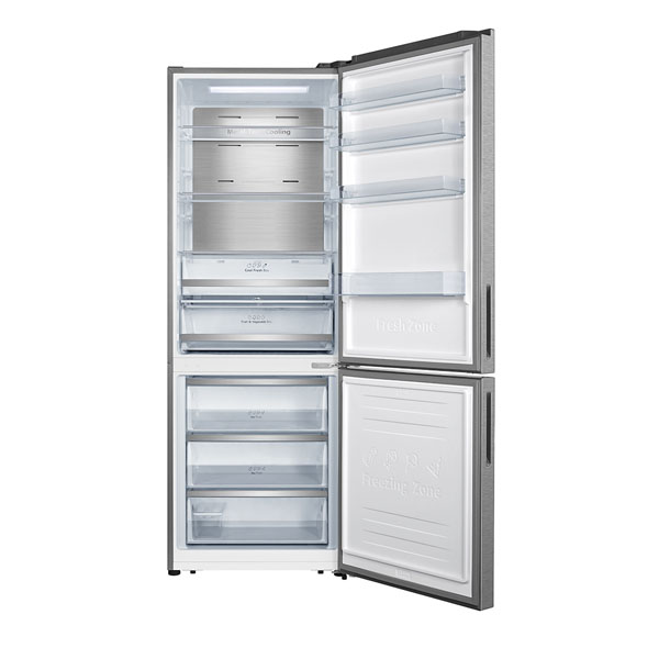 HISENSE RB645N4BIE Refrigerator with Bottom Freezer, Silver | Hisense| Image 2