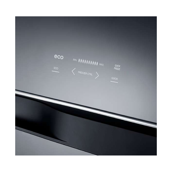 TOSHIBA AG820U-CY(XK) Refrigerator with Upper Freezer, Black Glass | Toshiba| Image 4