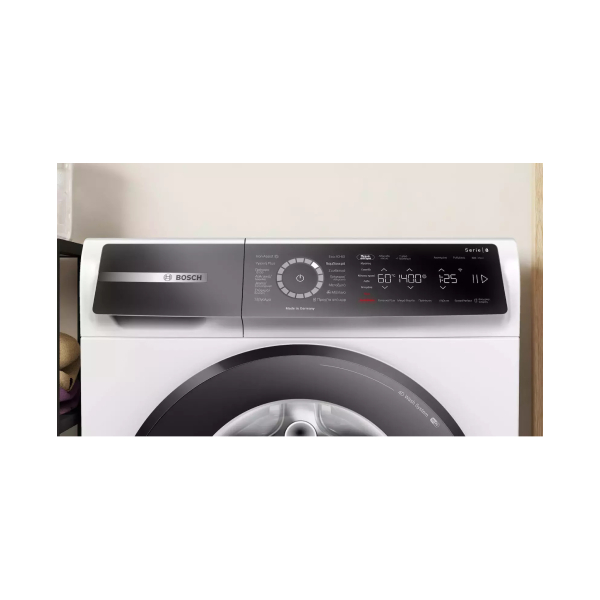 BOSCH  WGB25410GR Serie 8 Washing Machine 10kg, White | Bosch| Image 3