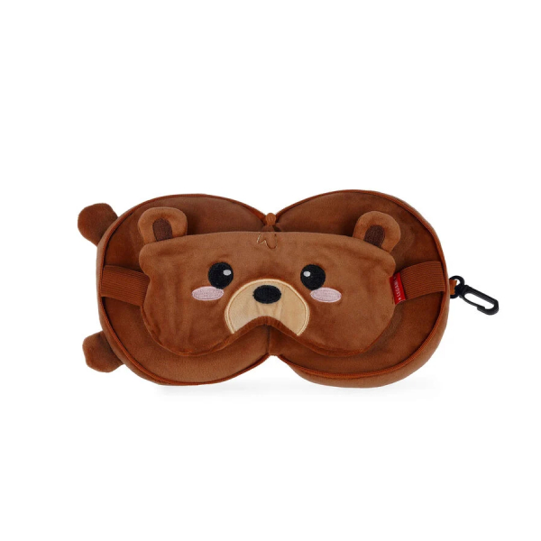 LEGAMI CTP0002 Bear Travel Pillow and Sleep Mask for Kids | Legami| Image 2