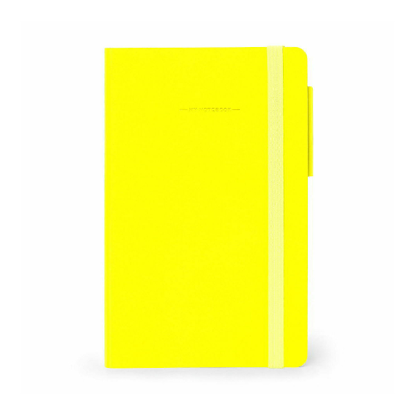 LEGAMI VMYNOT0174 Medium Σημειωματάριο, Κίτρινο Neon