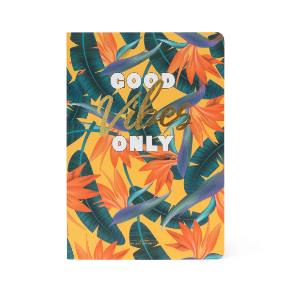 LEGAMI VA5NOT0041 Good Vibes Only My Notebook, Colorful