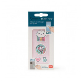 LEGAMI SCS0001 Sticker Screen Cleaner with Good Vibes Designs | Legami