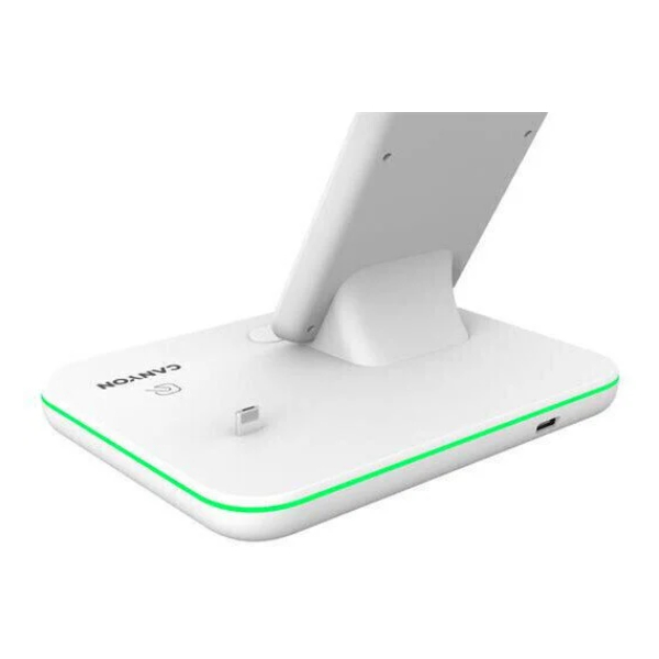 CANYON WCS302W/UK Wireless Charging Station 3 in 1, White | Canyon| Image 3