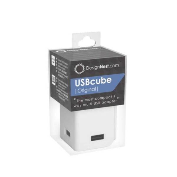 POWERCUBE 10440WT USB Cube Multi-socket with USB Ports