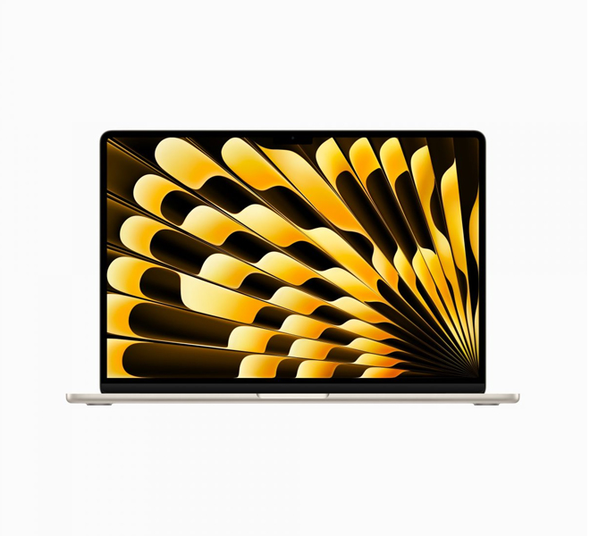 APPLE MQKR3GR/A MacBook Air Laptop, 15'', Starlight
