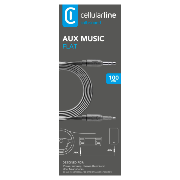 CELLULAR LINE AUXMUSICK Cable Jack 3.5mm to Jack 3.5mm | Cellular-line| Image 3