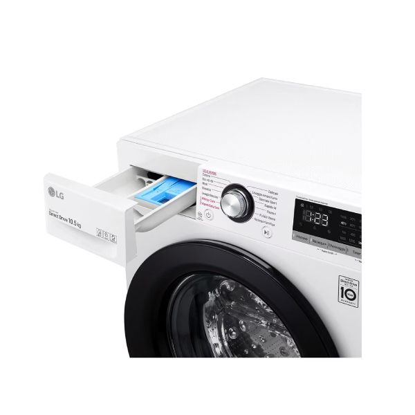 LG F4WV310S6E Washing Machine 10.5kg, White | Lg| Image 5