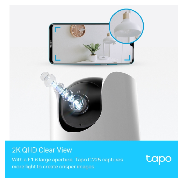 TP-LINK TAPO C225 Smart Wi-Fi Κάμερα Εσωτερικού Χώρου | Tp-link| Image 2