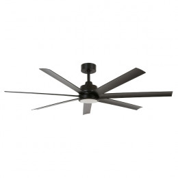 LUCCI AIR 8021610849 Atlanta II Ceiling Fan with Remote Control, Black | Lucci-air