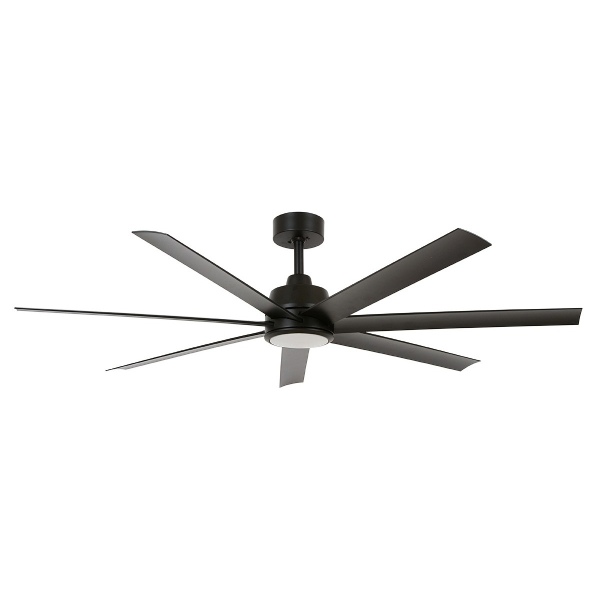 LUCCI AIR 8021610849 Atlanta II Ceiling Fan with Remote Control, Black
