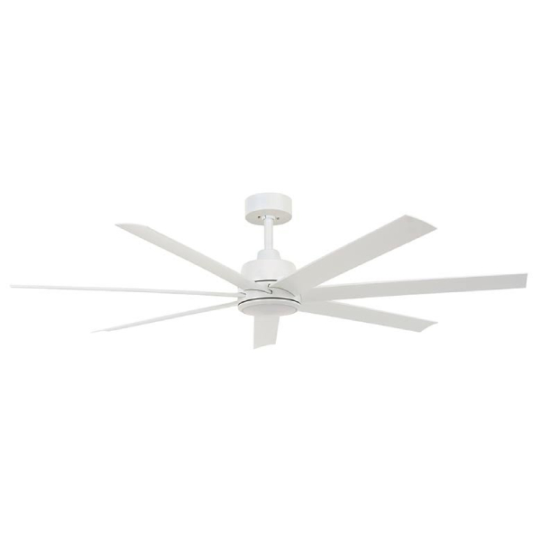 LUCCI AIR 8021610849 Atlanta II Ceiling Fan with Remote Control, White