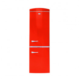 EQUATOR MDRF375WE-RE (RF 132 R) Retro Refrigerator with Bottom Freezer, Red | Equator