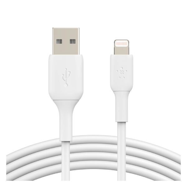 BELKIN CAB001BT2MWH Boost Charge Lightning to USB-A Cable 2m, White