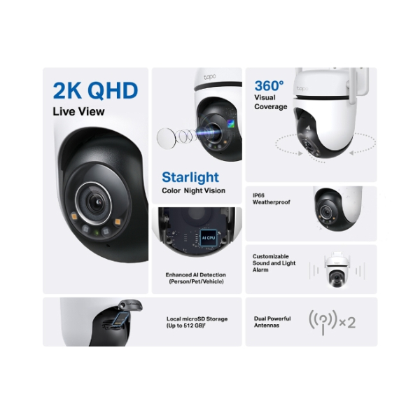 TP-LINK TAPO C520WS wired Smart Outdoor Camera | Tp-link| Image 2