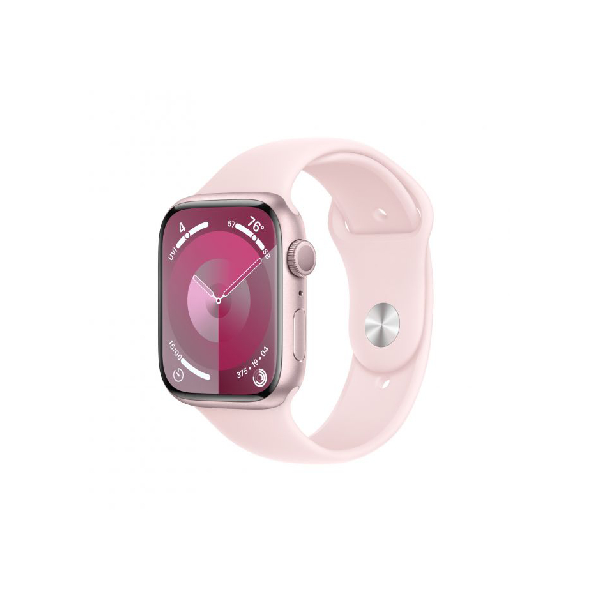 APPLE Smartwatch Series 9 GPS 41 mm, Pink Aluminium with Light Pink Sport Band Strap M/L | Apple| Image 2