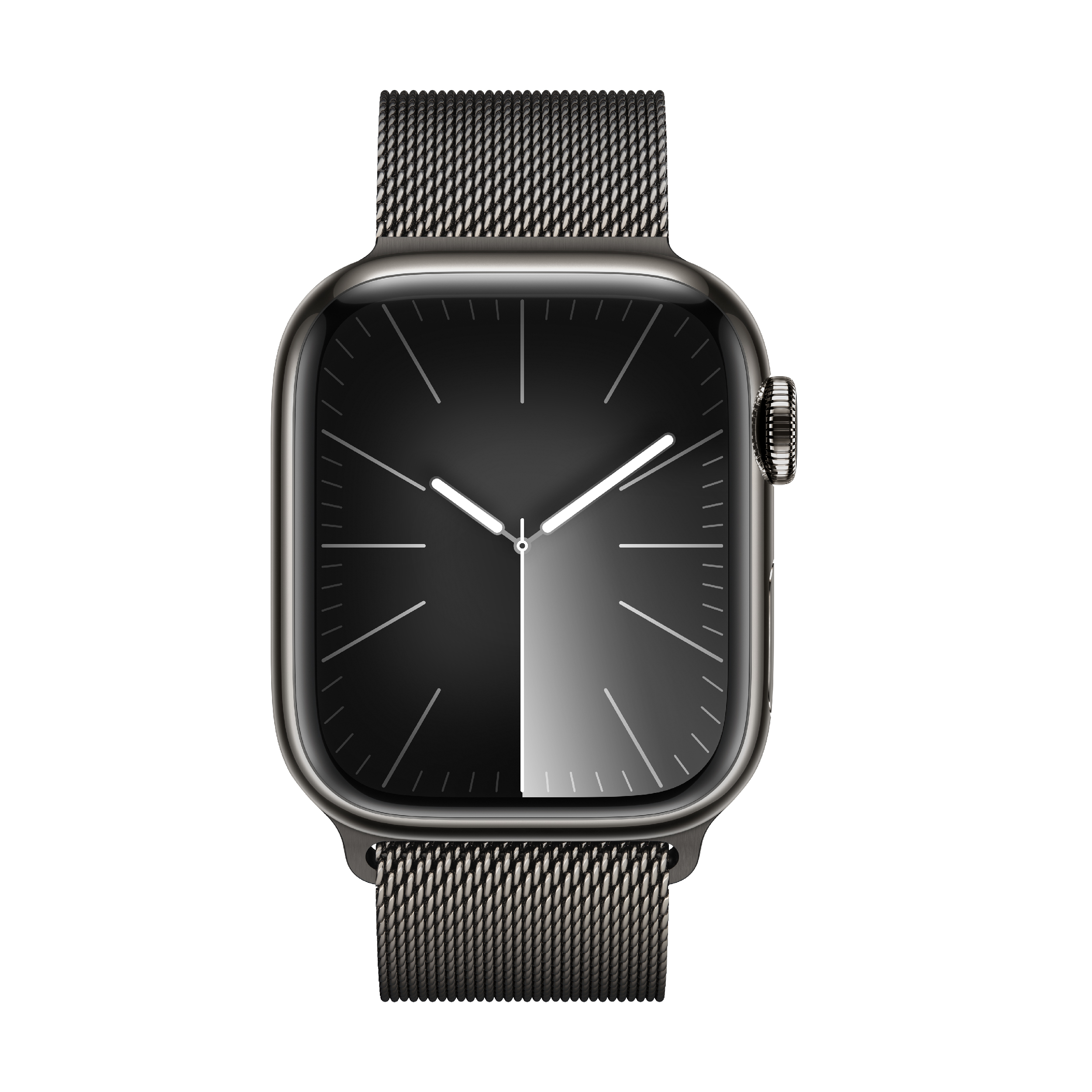 APPLE Smartwatch Series 9 GPS + Cellular 41mm, Graphite Stainless Steel with Graphite Milanese Loop Strap