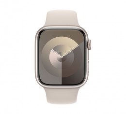 APPLE Smartwatch Series 9 GPS + Cellular 45 mm, Starlight Aluminium με Starlight Sport Band Λουράκι | Apple