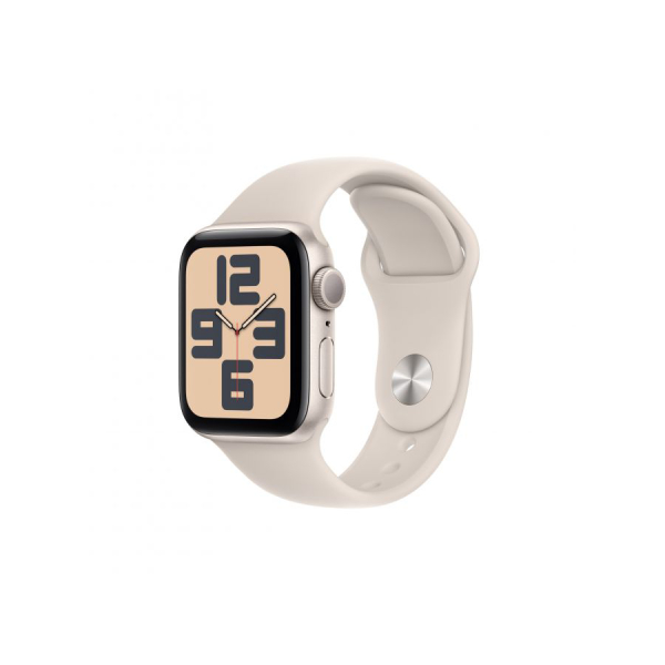 APPLE Smartwatch SE GPS 40 mm, Starlight Aluminium με Starlight Sport Band Λουράκι S/M | Apple| Image 2