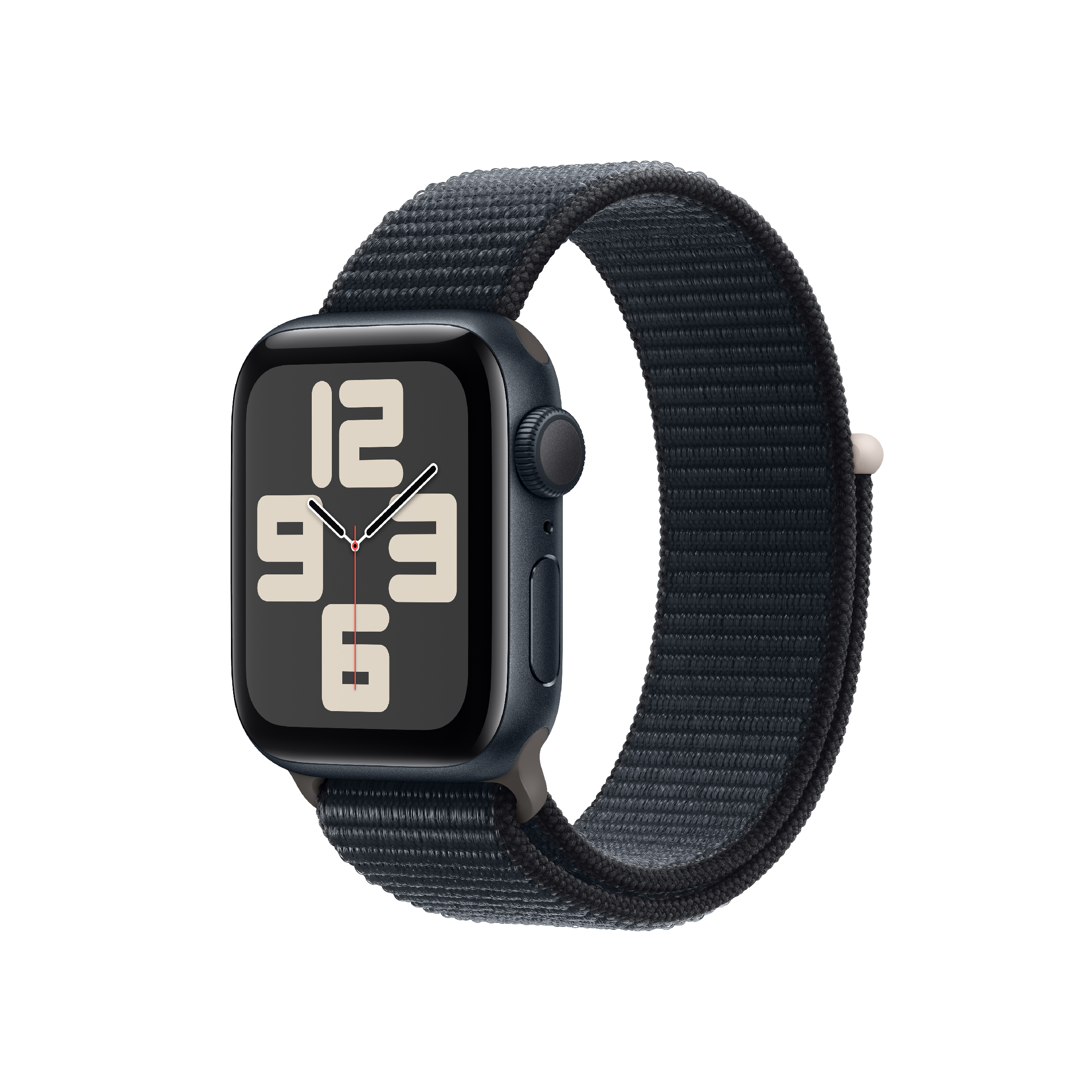APPLE Smartwatch SE GPS 44 mm, Midnight Aluminium με Midnight Sport Loop Λουράκι One Size | Apple| Image 2