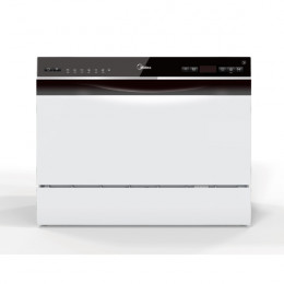 MIDEA MTD55S400W Mini Dishwasher, White | Midea