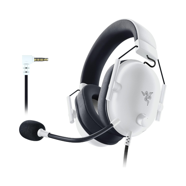 RAZER 1.28.80.26.190 Blackshark V2 X Gaming Headphones, White