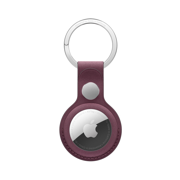 APPLE MT2J3ZM/A AirTag FineWoven Keyring, Mulberry