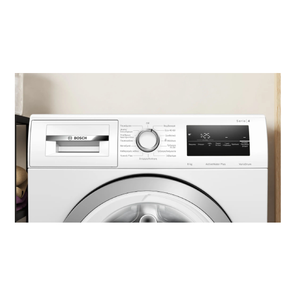 BOSCH WAN282W8GR Serie 4 Washing Machine 8kg, White | Bosch| Image 2