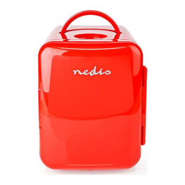 NEDIS KAFR120CRD Mini Refrigerator Cosmetics / Soft drinks, Red | Nedis