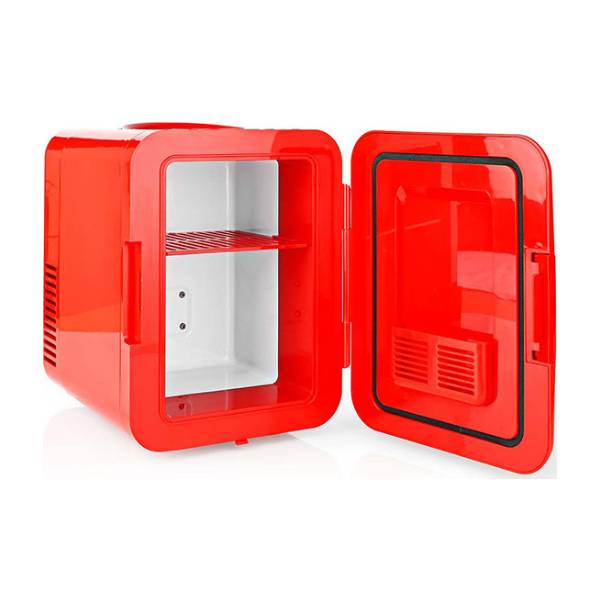 NEDIS KAFR120CRD Mini Refrigerator Cosmetics / Soft drinks, Red | Nedis| Image 2
