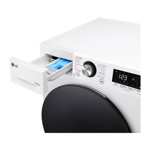 LG D4R7010TSWB Washing Machine & Dryer 10/6 kg, White | Lg| Image 3