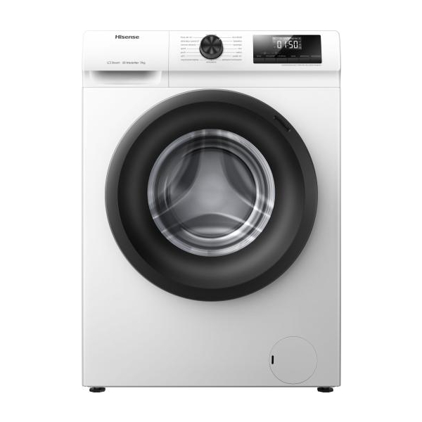 HISENSE WFQP9014EVM Washing Machine 9 Κg, White