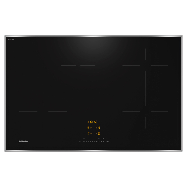 MIELE KM7373 FR D Induction Hob with with 4 Round Cooking Zones