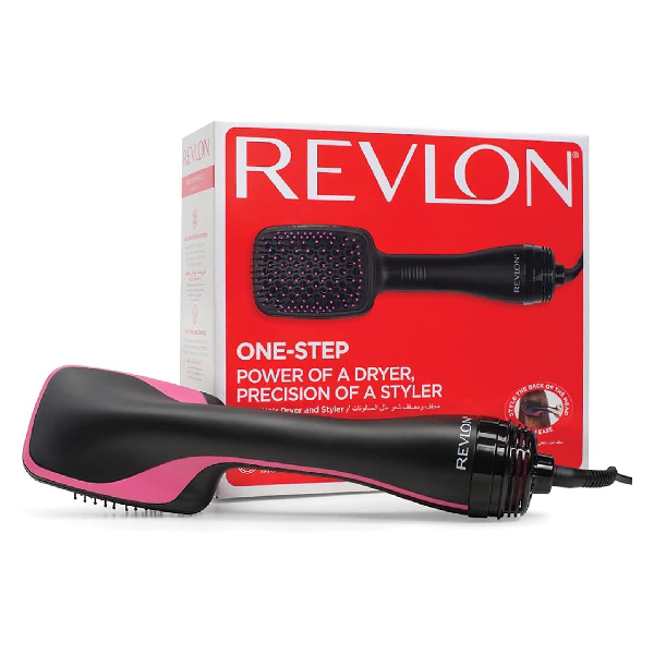 REVLON RVDR5212E3 Hair Straightener Brush, Black