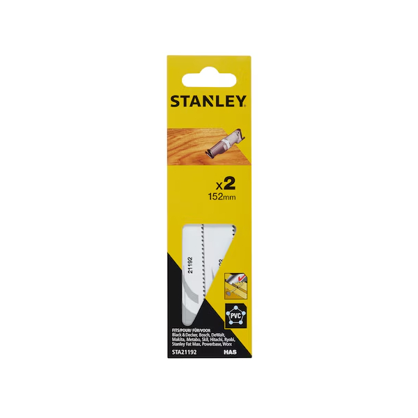 STANLEY STA21192-XJ Reciprocating Saw Blades 2pcs