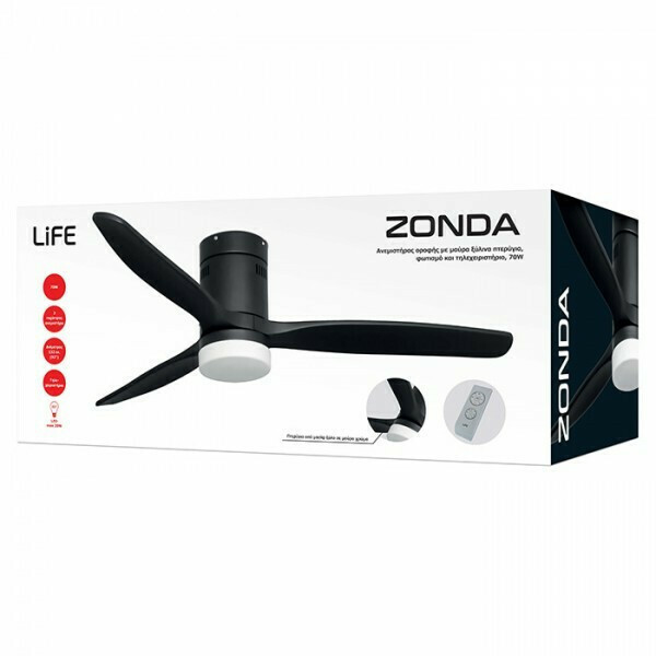 LIFE 221-0205 Zonda Ceiling Fan With Remote Control3