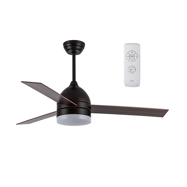 LIFE 221-0270 Aero Cafe Ceiling Fan With Remote Control, 122 cm
