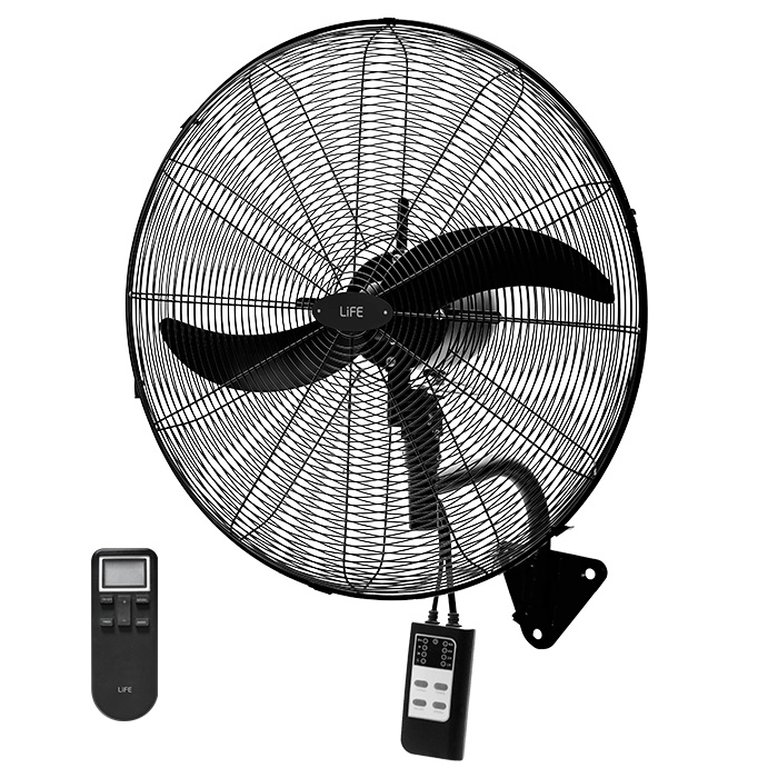 LIFE 221-0345 WindPro50 Industrial Wall Fan with Remote Control