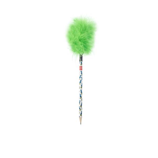 LEGAMI Peacock Pencil With Green Feathers