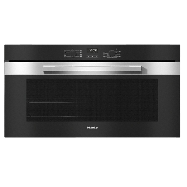 MIELE H2890 B Oven with FlexiClip Telescopic Rails and Perfect Clean, 90 lt