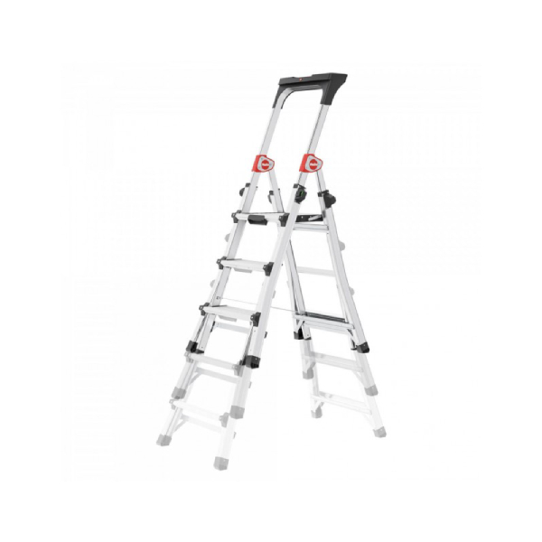 HAILO TL100 TopLine Telescopic Aluminium Ladder 3-4-5 Steps  | Hailo| Image 2
