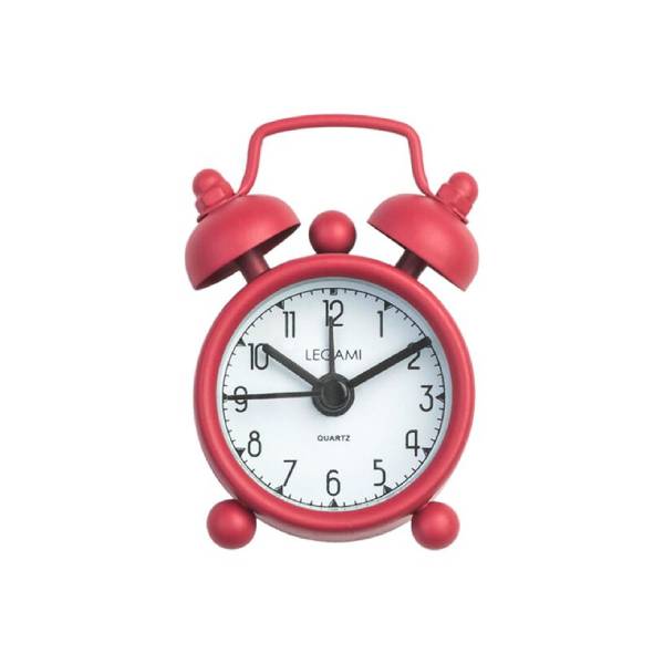 LEGAMI SVE0023 Mini Tick Tock Alarm Clock, Red