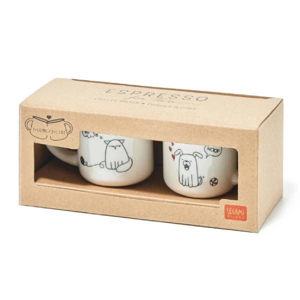 LEGAMI MM0009 Coffee Mugs, Dog & Cat | Legami| Image 2