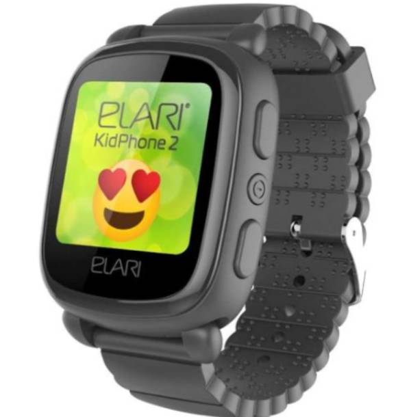 ELARΥ KP2 Kidphone 2 Παιδικό Smartwatch, Μαύρο