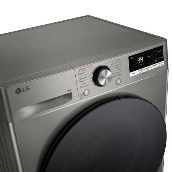 LG F4R7009TSSB Washing Machine 9kg, Silver | Lg| Image 2