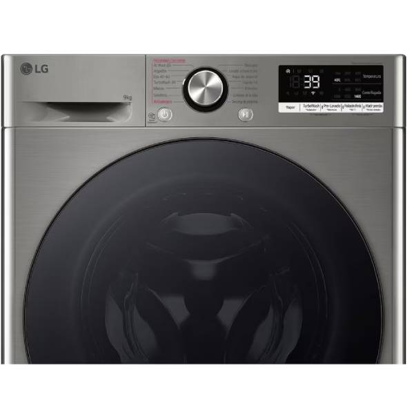 LG F4R7009TSSB Washing Machine 9kg, Silver | Lg| Image 4