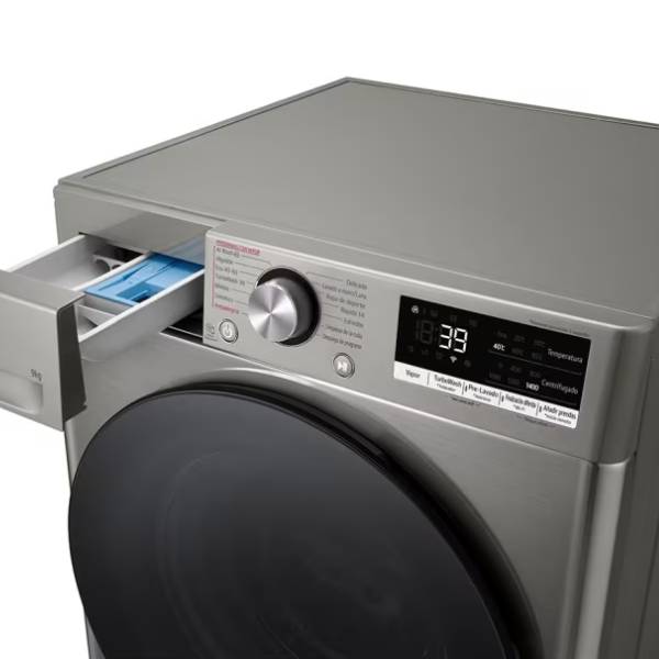 LG F4R7009TSSB Washing Machine 9kg, Silver | Lg| Image 5