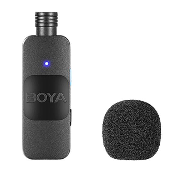 BOYA BY-V2 Διπλό Ασύρματο Μικρόφωνο για iPhone, Μαύρο | Boya| Image 4
